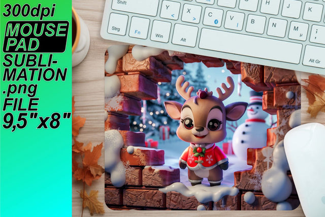 Gorgeous mouse pad PNGs, ideal for crafting projects! , Xmas Sublimation HoodArtCraft 