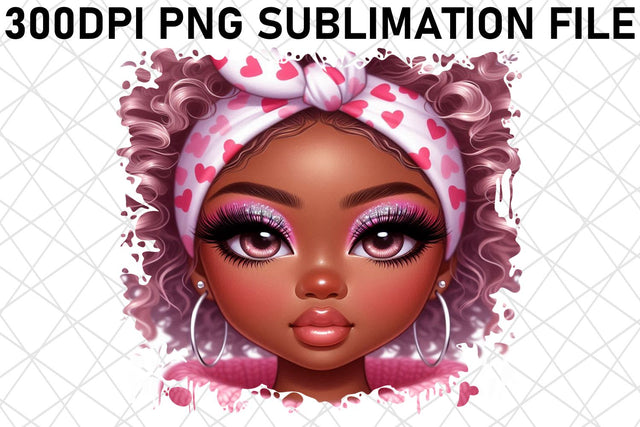 Gorgeous PNG artwork, designed for flawless prints! , Love Girl Sublimation afrosvg 
