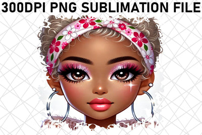 Gorgeous PNG designs, enhance your creative process! , Love Girl Sublimation afrosvg 