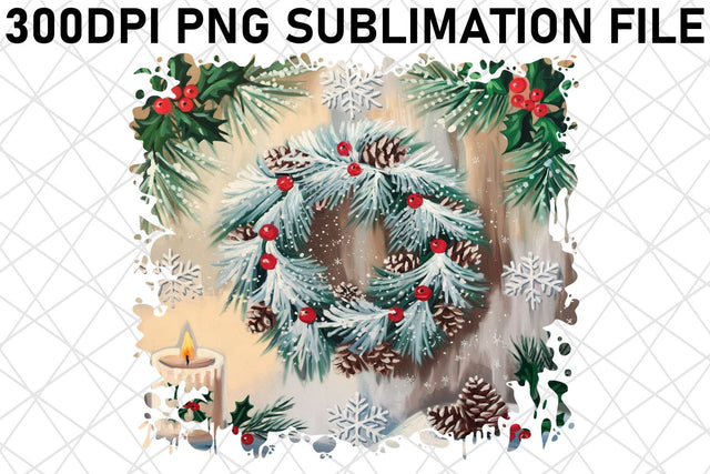 Gorgeous PNG templates for holiday cards, spread cheer! , Christmas Sublimation afrosvg 