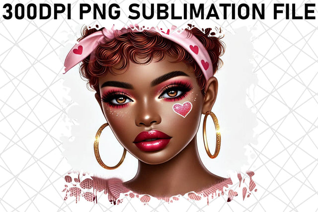 Gorgeous PNG templates, ideal for sublimation projects! , Love Girl Sublimation afrosvg 