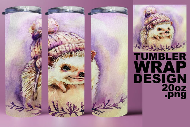 Gorgeous PNG wrap, perfect for 20oz tumbler gifts! , Animals Sublimation HoodArtCraft 