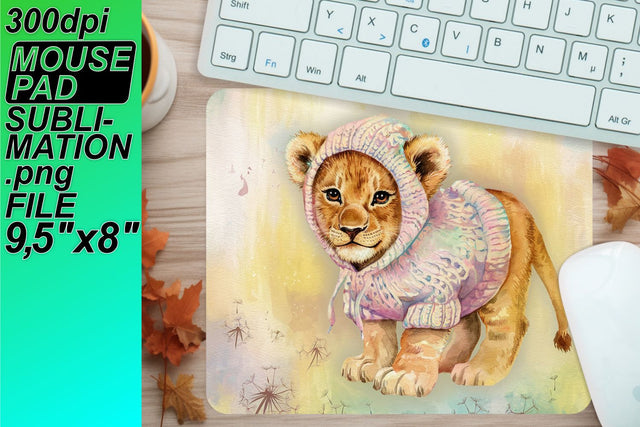 Gorgeous sublimation designs for your mouse desk! , Animals Sublimation HoodArtCraft 