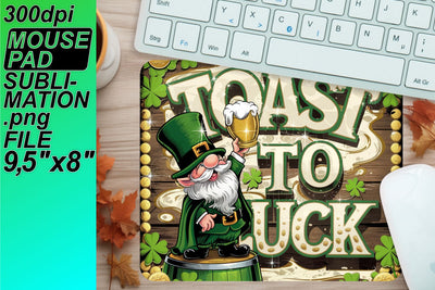 Gorgeous sublimation designs for your mouse desk! , St Patrick Sublimation HoodArtCraft 
