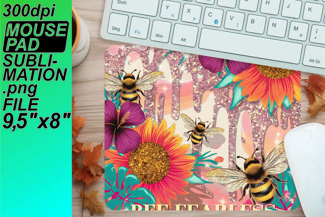 Gorgeous sublimation mouse desk templates, elevate decor! , Bee Sublimation HoodArtCraft 