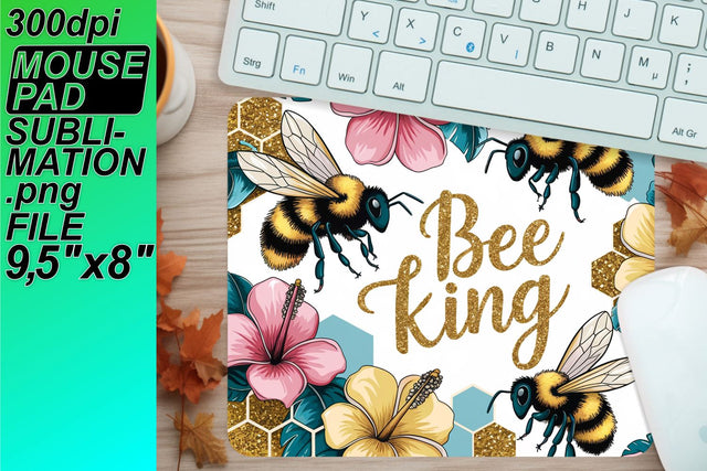 Gorgeous sublimation mouse pads, elevate your crafting! , Bee Sublimation HoodArtCraft 