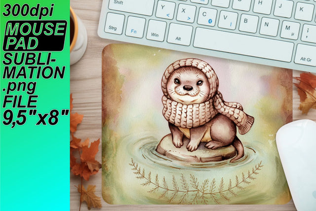 Gorgeous sublimation-ready mouse mats, perfect for gifts! , Animals Sublimation HoodArtCraft 
