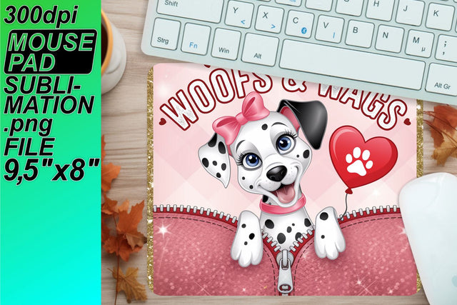 Gorgeous sublimation-ready mouse mats, transform your setup! , Valentines Sublimation HoodArtCraft 