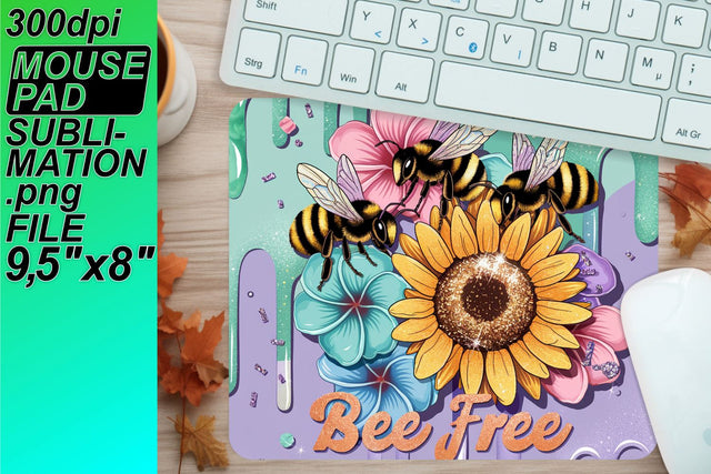 Gorgeous sublimation-ready mouse mats, transform your space! , Bee Sublimation HoodArtCraft 