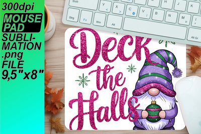 Gorgeous sublimation-ready mouse mats, transform your space! , Gnomes Sublimation HoodArtCraft 