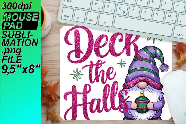 Gorgeous sublimation-ready mouse mats, transform your space! , Gnomes Sublimation HoodArtCraft 