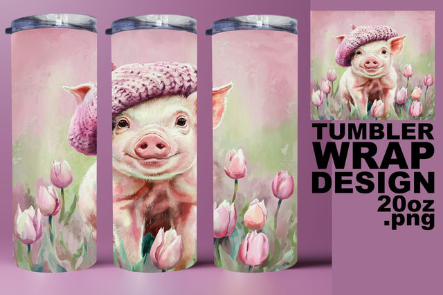 Gorgeous tumbler design, perfect for sublimation joy! , Animals Sublimation HoodArtCraft 