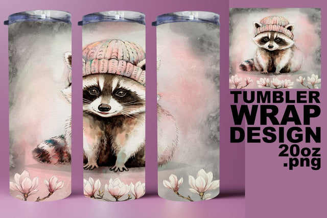Gorgeous tumbler wrap, perfect for unique designs! , Animals Sublimation HoodArtCraft 