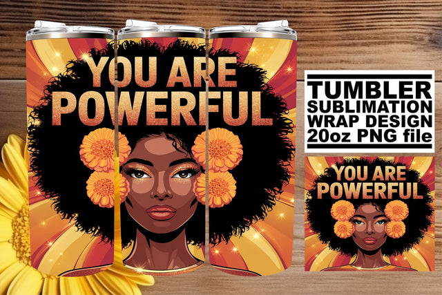 Gorgeous wrap, perfect for enhancing your drinkware! , Afro Woman Sublimation afrosvg 