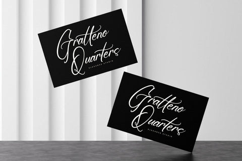 Gorkanyde Benethong - Modern Calligraphy Script Font Letterena Studios 