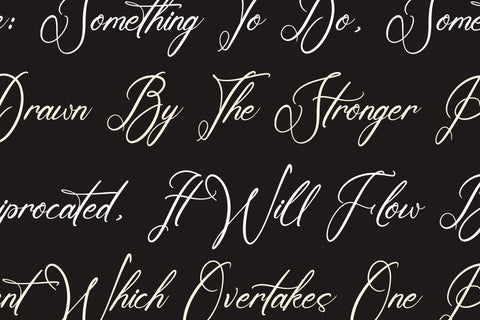 Gorkanyde Benethong - Modern Calligraphy Script Font Letterena Studios 