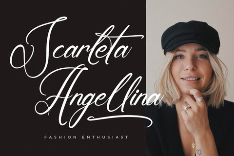 Gorkanyde Benethong - Modern Calligraphy Script Font Letterena Studios 