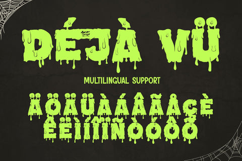 Gorvex - Melted Halloween Graffiti Font Font Mozzatype 