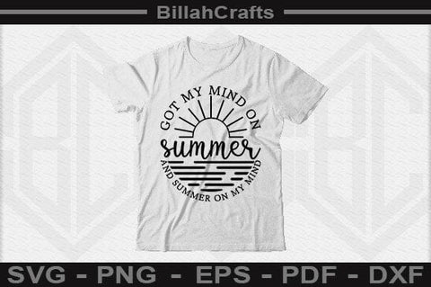 Got My Mind On Summer And Summer On My Mind SVG BillahCrafts 