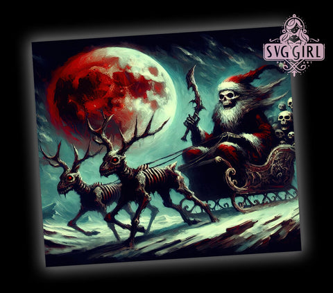 Goth Christmas Tumbler, Merry Krampus, 20oz Tumbler, Krampus PNG Design, Sublimation Tumbler, Alternative Christmas, Dark Holiday Gift, Unique Christmas Tumbler Sublimation SvggirlplusArt 