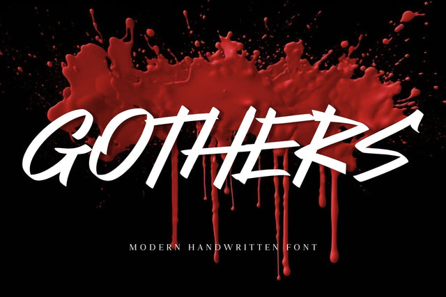 Gothers Font Afandi Studio 