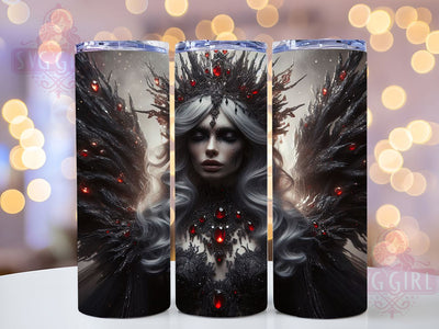 Gothic Angel Wings 20oz Tumbler, Dark Angel Sublimation, Spiritual Gothic Design, 20oz Gothic Tumbler, Angel Wings PNG Wrap, Gothic Faith Tumbler, Inspirational Gothic Angel Sublimation SvggirlplusArt 