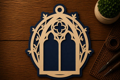 Gothic Arch Decorative Ornament Laser Cut SVG File SVG Regulrcrative 