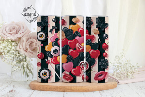Gothic Candy Dream 20oz Tumbler Wrap Sublimation sassyprint 