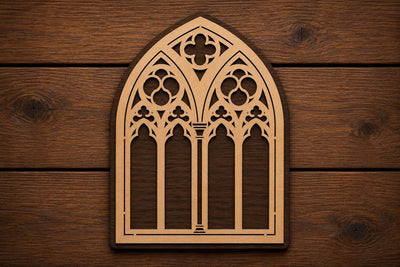 Gothic Cathedral Window Laser Cut SVG File SVG Regulrcrative 