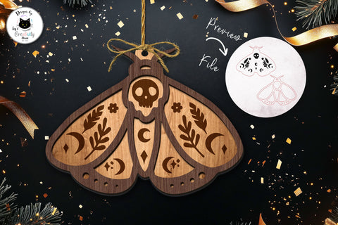 Gothic Christmas Ornaments Laser Cut SVG SVG Ivy's Creativity House 