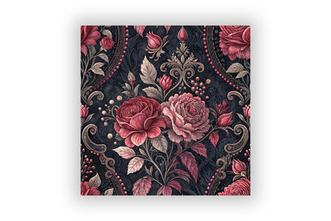 Gothic Couture Lace Dark Victorian, Seamless Digital Paper Bundle, Printable Scrapbook Paper, Ornamental Rose Design Collection Digital Pattern FloridPrintables 
