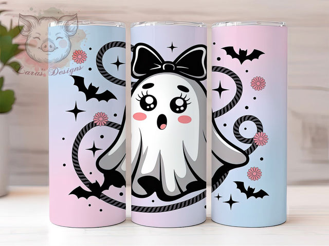 Gothic Dark Aesthetic Halloween Ghost Tumbler, Ghost Cup Wrap, 20Oz Sublimation Design, Dark Aesthetic Drinkware, Spooky Gothic Mug, Haunted House Tumbler, Vintage Halloween Cup Sublimation Lara' s Designs 