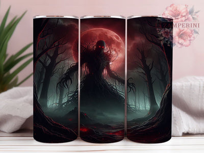 Gothic Dark Fantasy Monster Tumbler, Horror Creature Wrap, 20oz Tumbler Sublimation, Gothic Monster Design, Creepy Fantasy Art, Mythical Horror Beast, Scary Monster Tumbler Sublimation Li Zamperini 