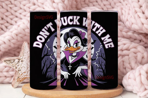 Gothic Duck 20oz Tumbler Wrap Sublimation DesignSVG 