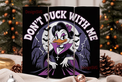 Gothic Duck 20oz Tumbler Wrap Sublimation DesignSVG 