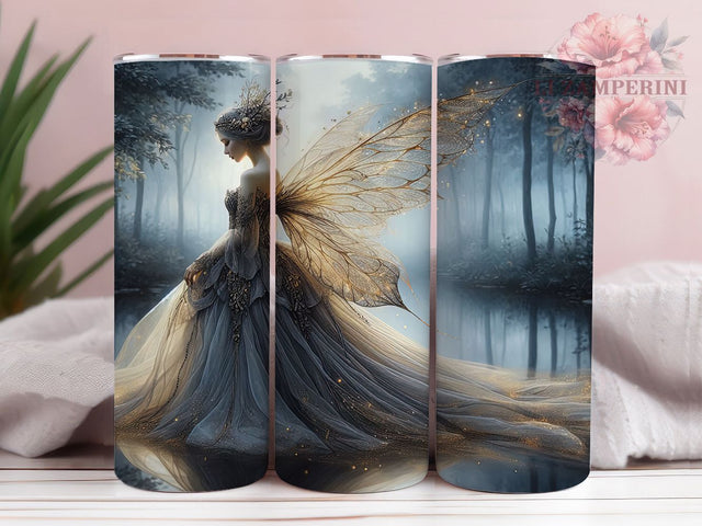 Gothic Fairy Fantasy Tumbler Wrap, Fairy Tumbler, 20oz Tumbler Wrap, Sublimation Design, Fantasy Tumbler, Dark Fairy Tumbler, Custom Gothic Tumbler Sublimation Li Zamperini 