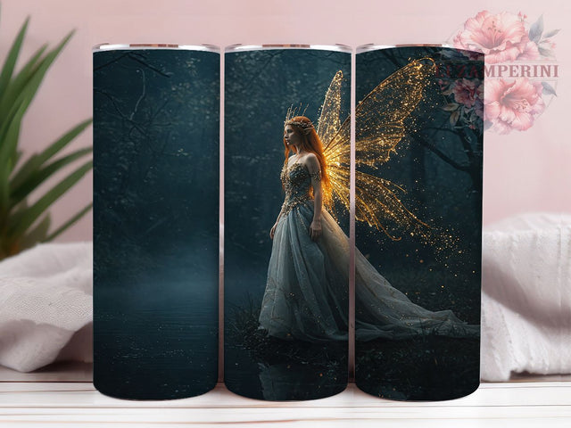 Gothic Fairy Fantasy Tumbler Wrap, Fairy Tumbler, 20oz Tumbler Wrap, Sublimation Design, Fantasy Tumbler, Dark Fairy Tumbler, Custom Gothic Tumbler Sublimation Li Zamperini 