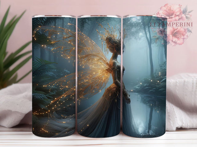 Gothic Fairy Fantasy Tumbler Wrap, Fairy Tumbler, 20oz Tumbler Wrap, Sublimation Design, Fantasy Tumbler, Dark Fairy Tumbler, Custom Gothic Tumbler Sublimation Li Zamperini 
