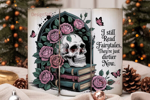 Gothic Fairytale 20oz Tumbler Wrap Sublimation DesignSVG 