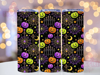 Gothic Glam Halloween Spiderweb 20oz Tumbler, Gothic Glam, Halloween Spiderweb, Dark Elegant, 20oz Tumbler Wrap, Sublimation Design, Spooky Luxury, Digital Download Sublimation SvggirlplusArt 