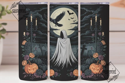 Gothic Halloween 20oz Tumbler Wrap Sublimation sassyprint 