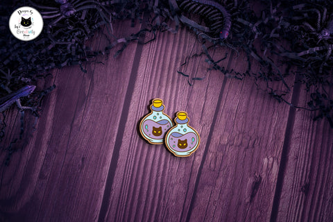 Gothic Halloween Stud Earrings SVG SVG Ivy's Creativity House 