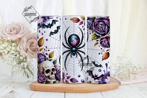 Gothic Halloween Tumbler Wrap Sublimation sassyprint 