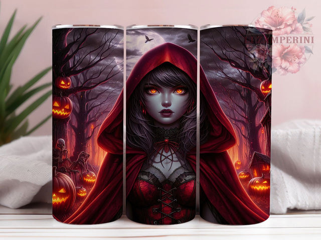 Gothic Halloween Witch Tumbler, Halloween Witch Wrap, Dark Witch Cup, Spooky Gothic Design, 20oz Tumbler Wrap, Witch Sublimation, Gothic Halloween Drinkware Sublimation Li Zamperini 