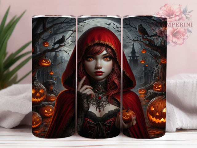 Gothic Halloween Witch Tumbler, Halloween Witch Wrap, Dark Witch Cup, Spooky Gothic Design, 20oz Tumbler Wrap, Witch Sublimation, Gothic Halloween Drinkware Sublimation Li Zamperini 