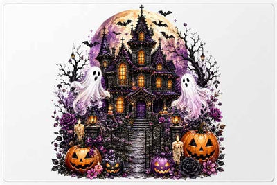 Gothic Haunted House PNG | Halloween Sublimation Digital Download SVG BillahCrafts 