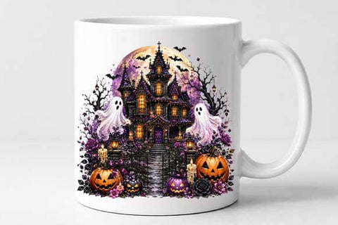 Gothic Haunted House PNG | Halloween Sublimation Digital Download SVG BillahCrafts 