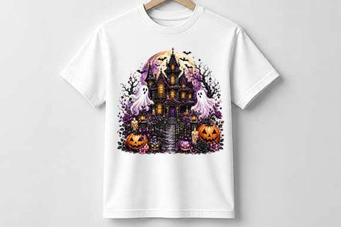 Gothic Haunted House PNG | Halloween Sublimation Digital Download SVG BillahCrafts 