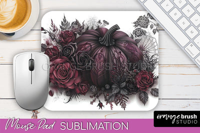 Gothic Mouse Pad PNG - Dark Academia Mousepad Sublimation Sublimation OrangeBrushStudio 
