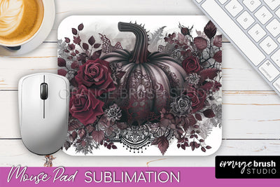 Gothic Mouse Pad PNG - Dark Academia Mousepad Sublimation Sublimation OrangeBrushStudio 